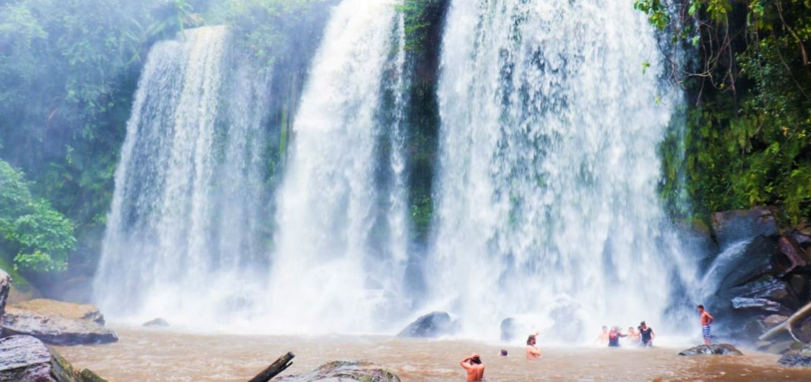 Panoramic view of Phnom Kulen National Park on a private Cambodia tour