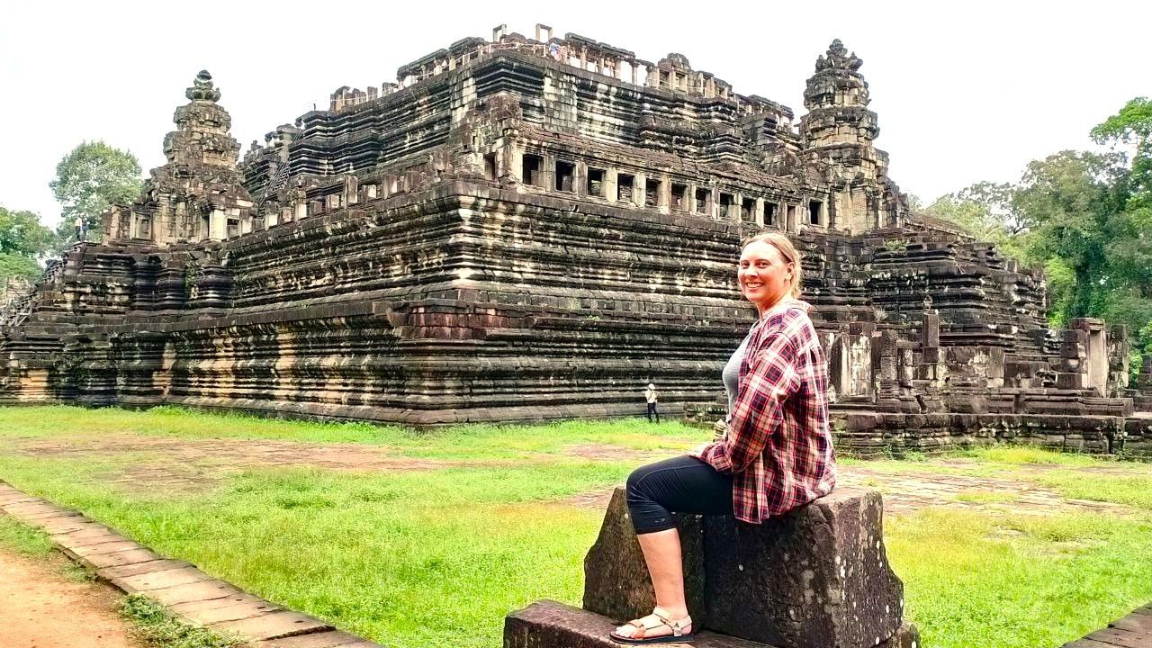 Sunrise over Angkor Wat temple, the highlight of a 15-day Cambodia tour itinerary