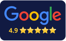 A google logo with four stars on it