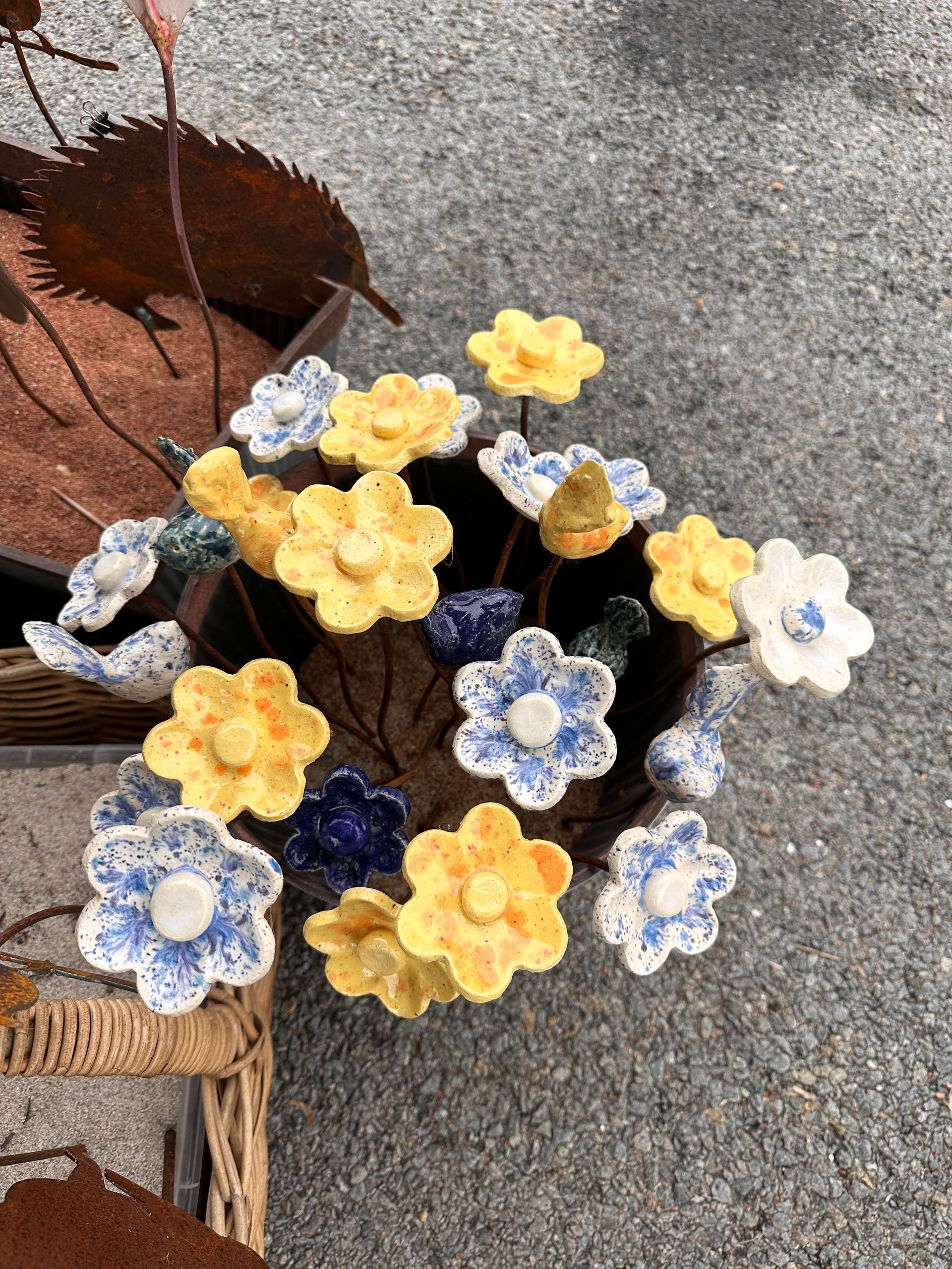 Ceramic flower