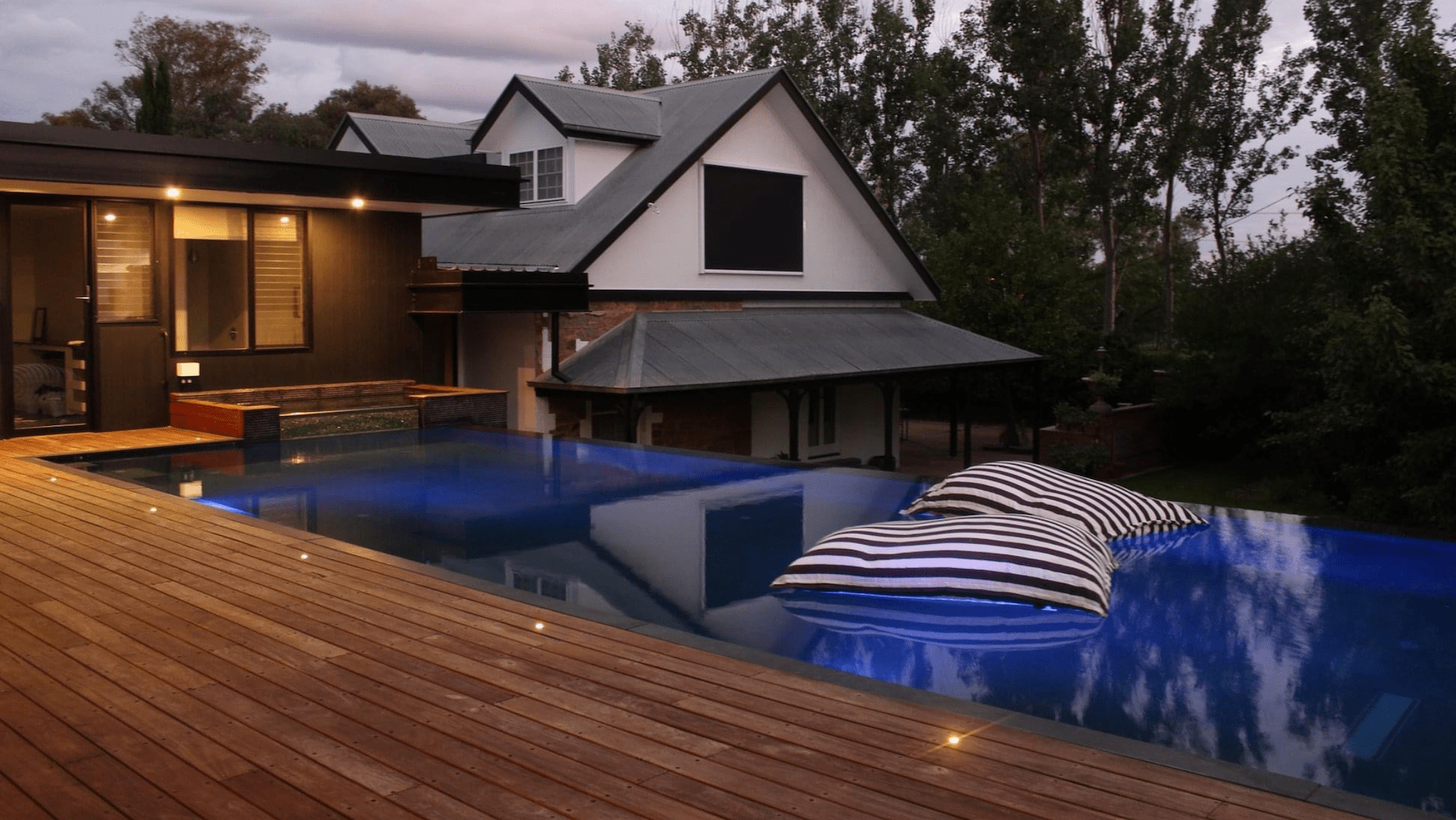 Swimming Pool Detail And Landscaping — Professional Pool Builder in Wagga Wagga, NSW