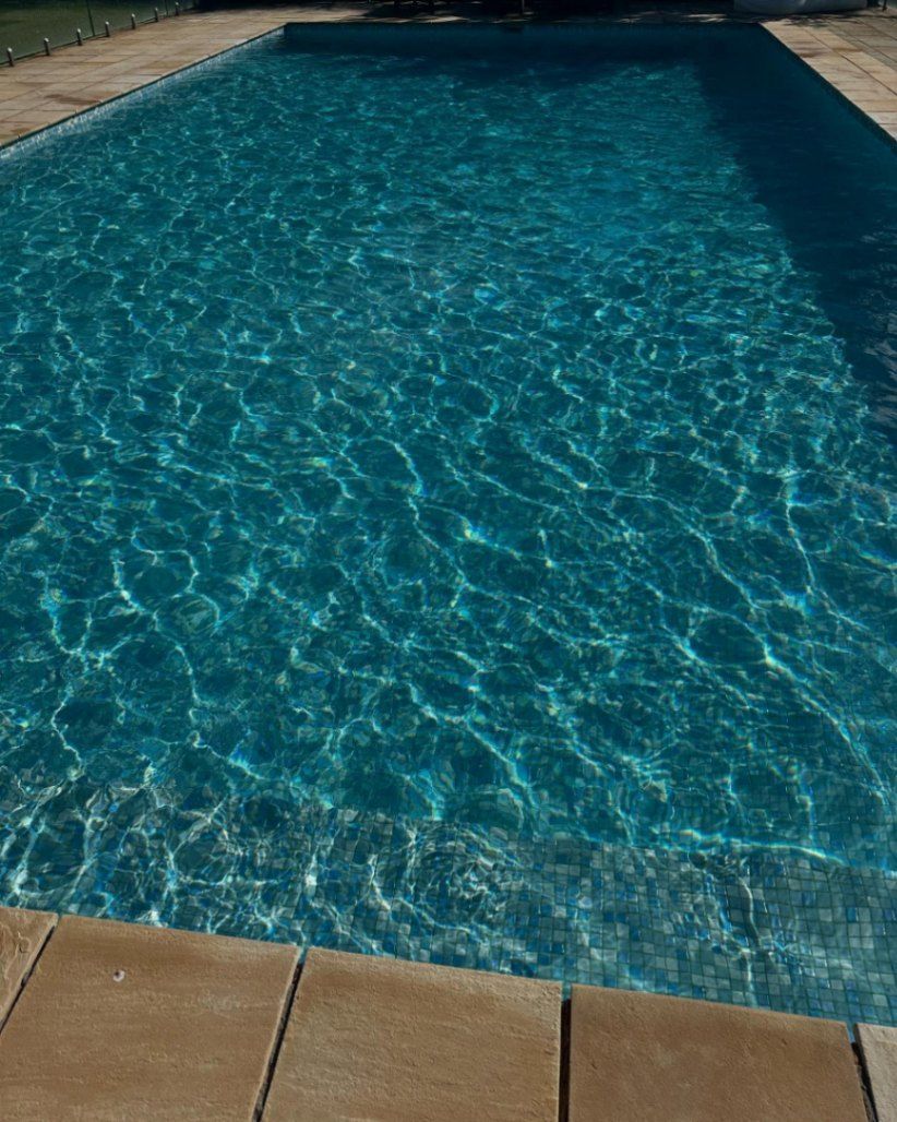 Clean Pool Filled with Clear Blue Water