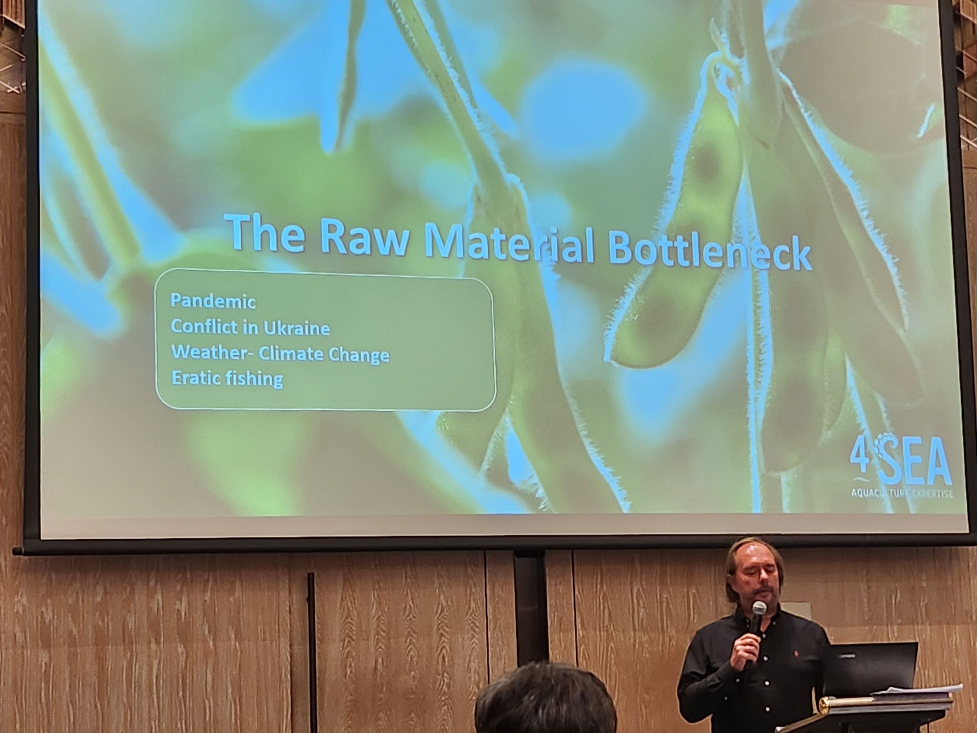 IFS 2023 Bangkok, aquaculture expert speaker Piet Verstraete.