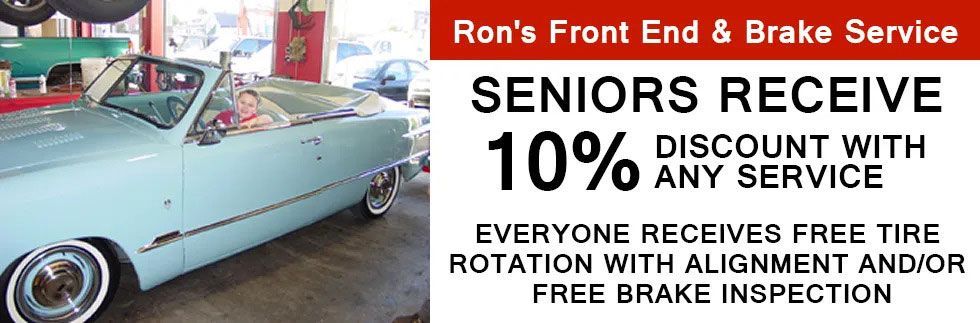 Seniors Receive 10% Discount With Any Service