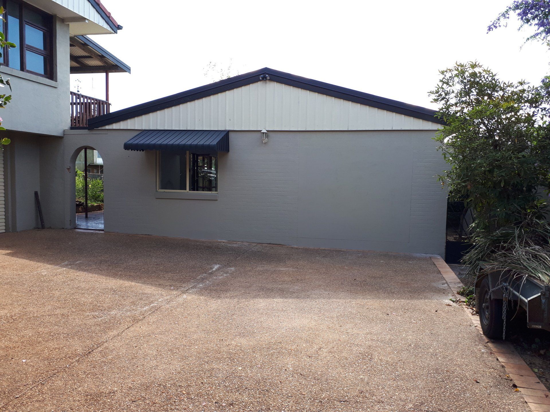 Home extension after photo - side of house