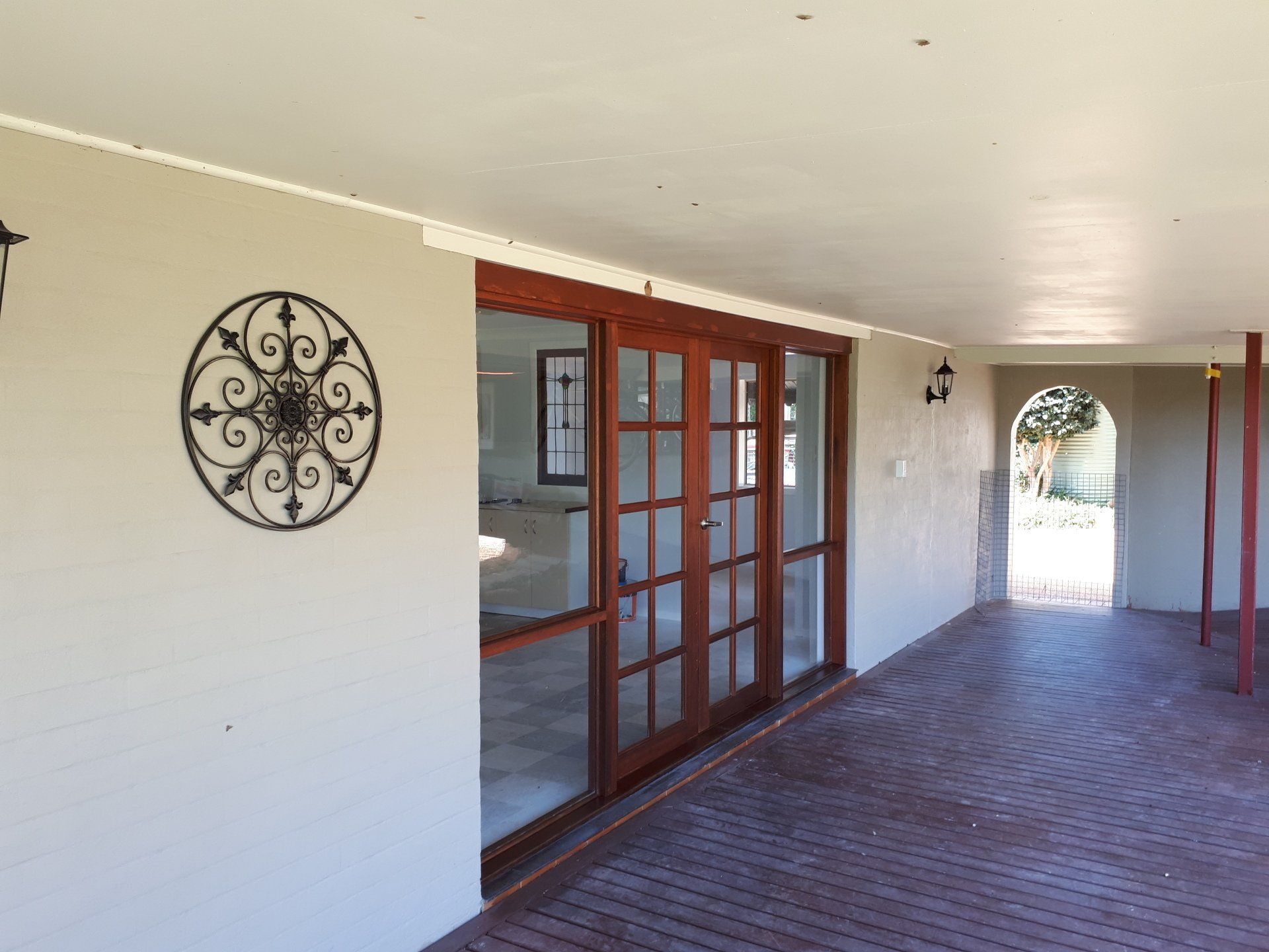 Home extension after photo - glass door