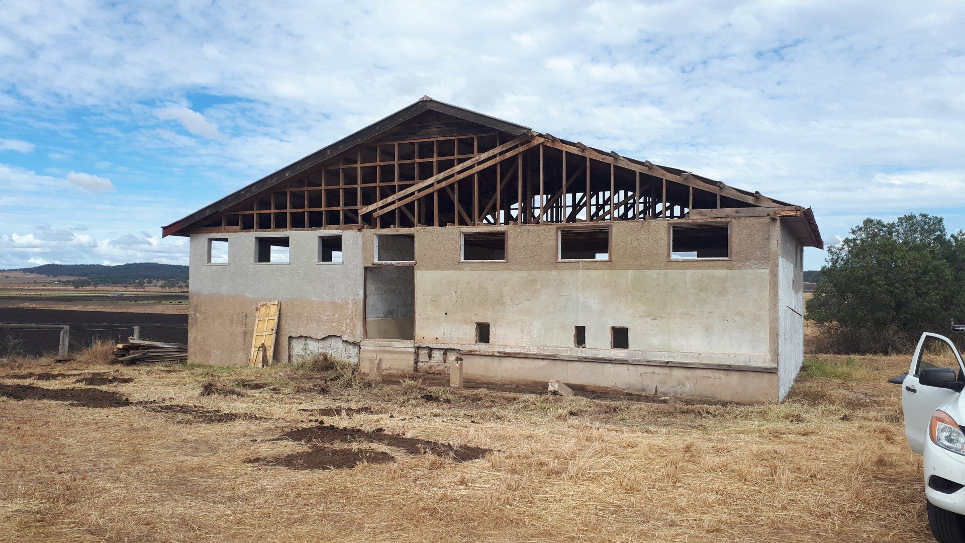 Linthorpe Butter Factory Restoration During - external