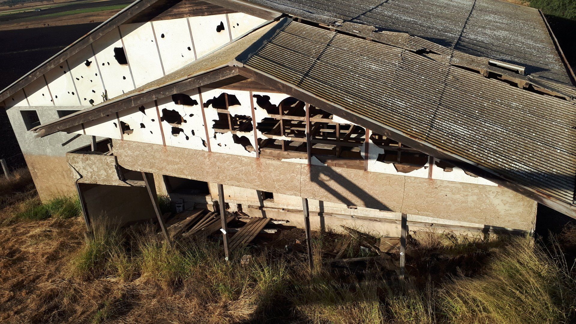 Linthorpe Butter Factory Restoration Before - high angle