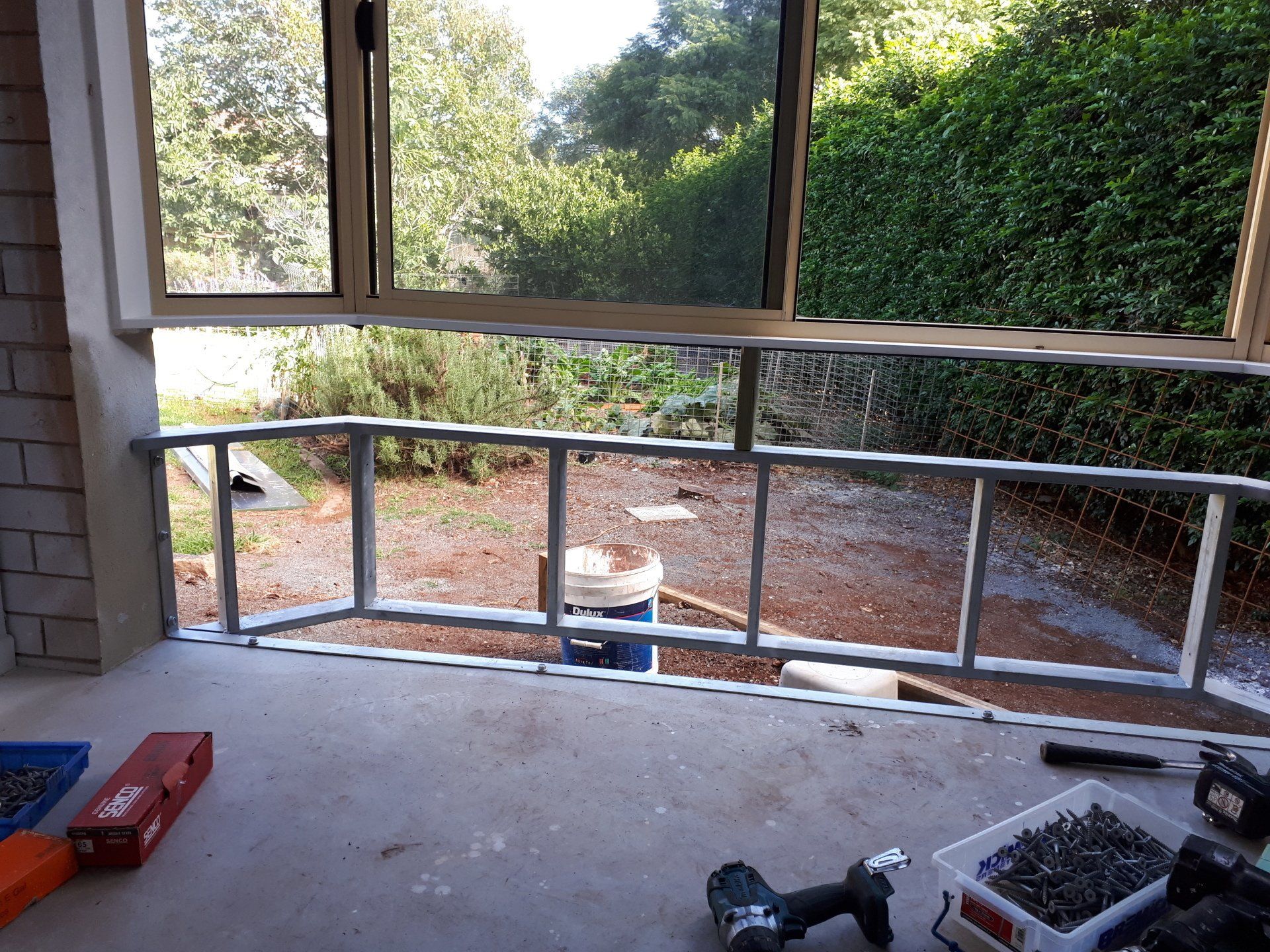 Home extension before photo - inside house