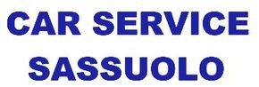 Logo con testo blu