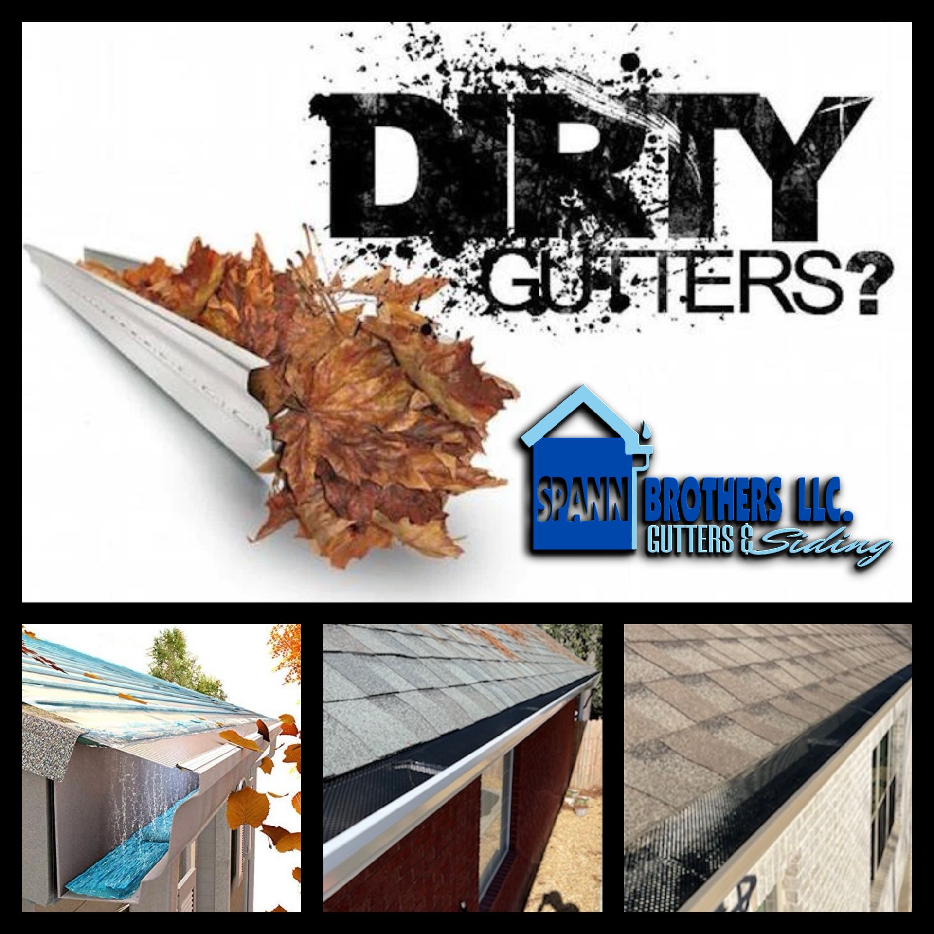 Stone and brick home with wooden accents; front porch, dark roof, cloudy sky.