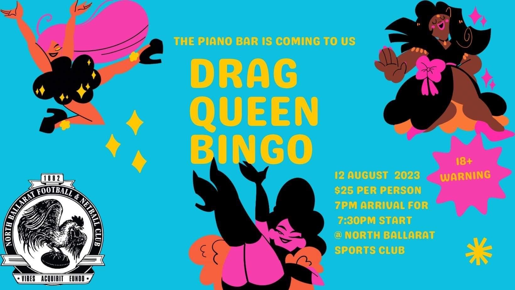 Drag Queen Bingo at North Ballarat Sports Club