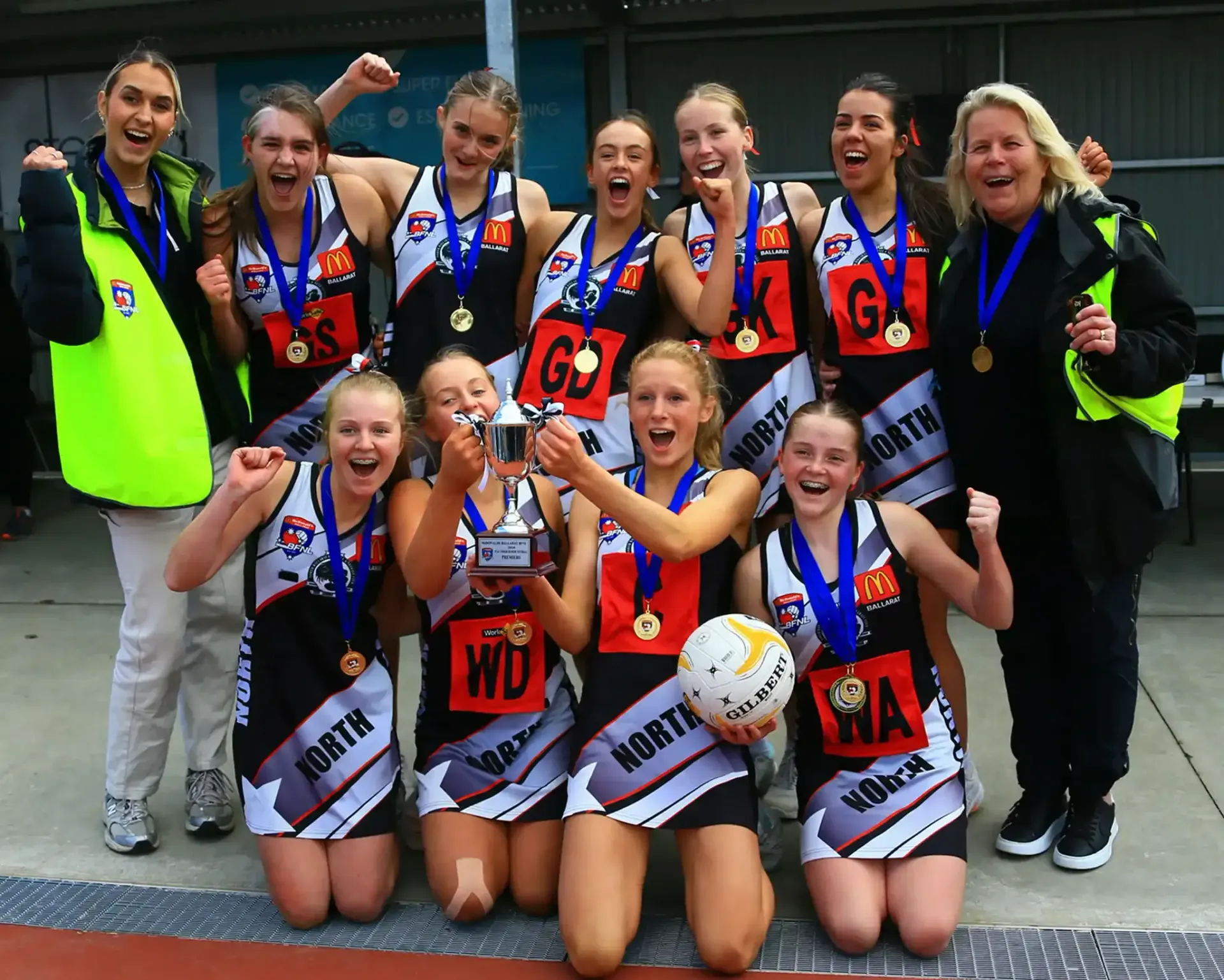 North Ballarat Netball Club 15&U Seniors Premiers