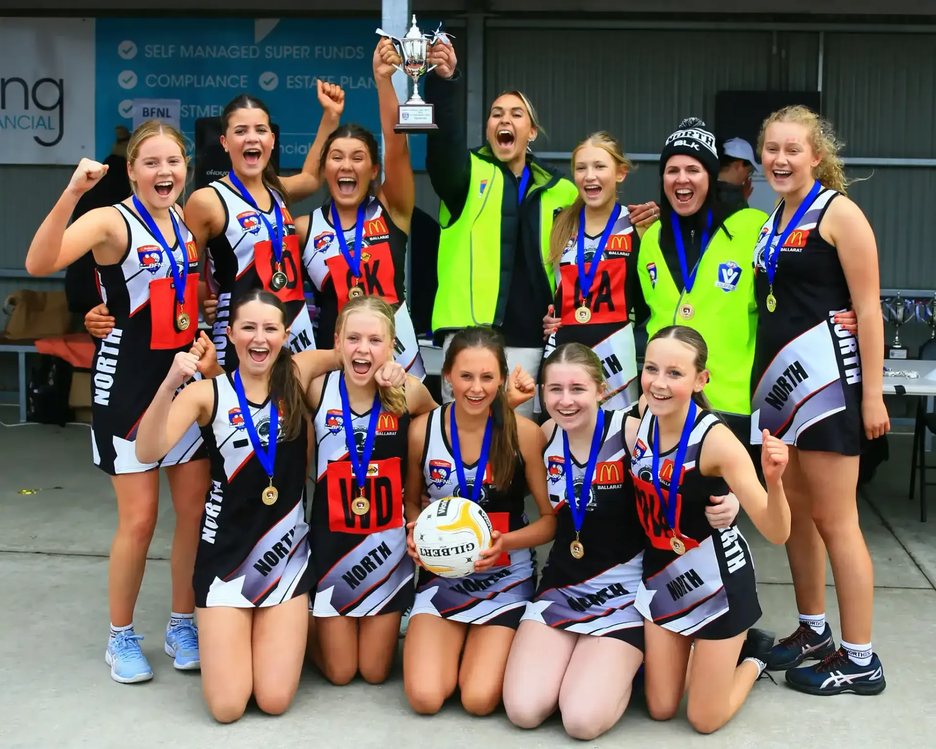 North Ballarat Netball Club 15&U Reserves Premiers