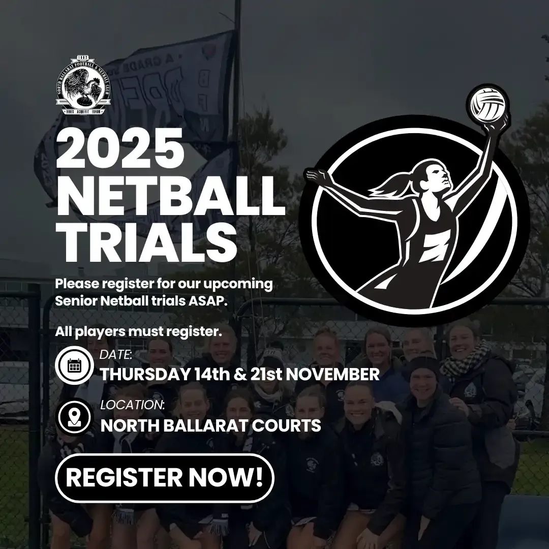 Register for 2025 Senior Netball Trials