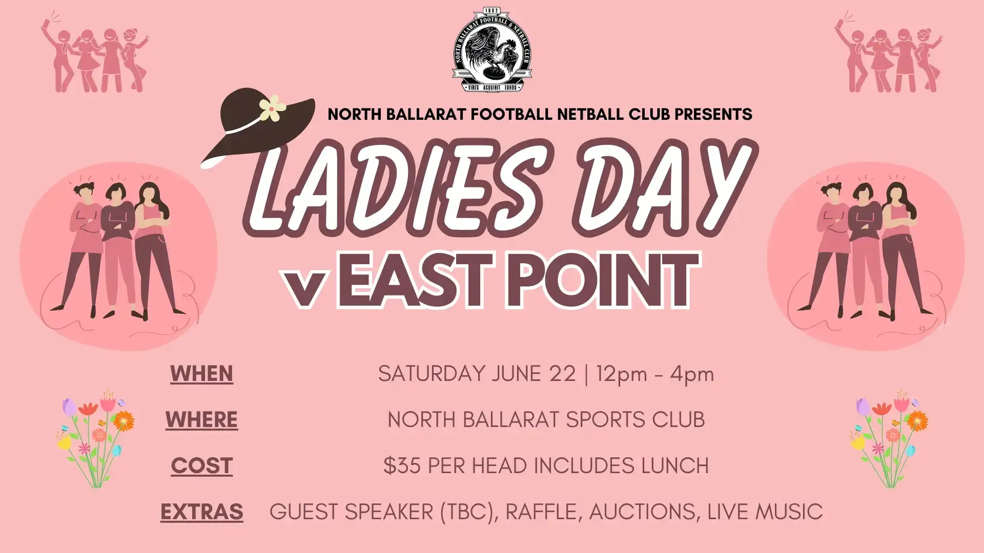 North Ballarat Football and Netball Club Ladies Day 2024