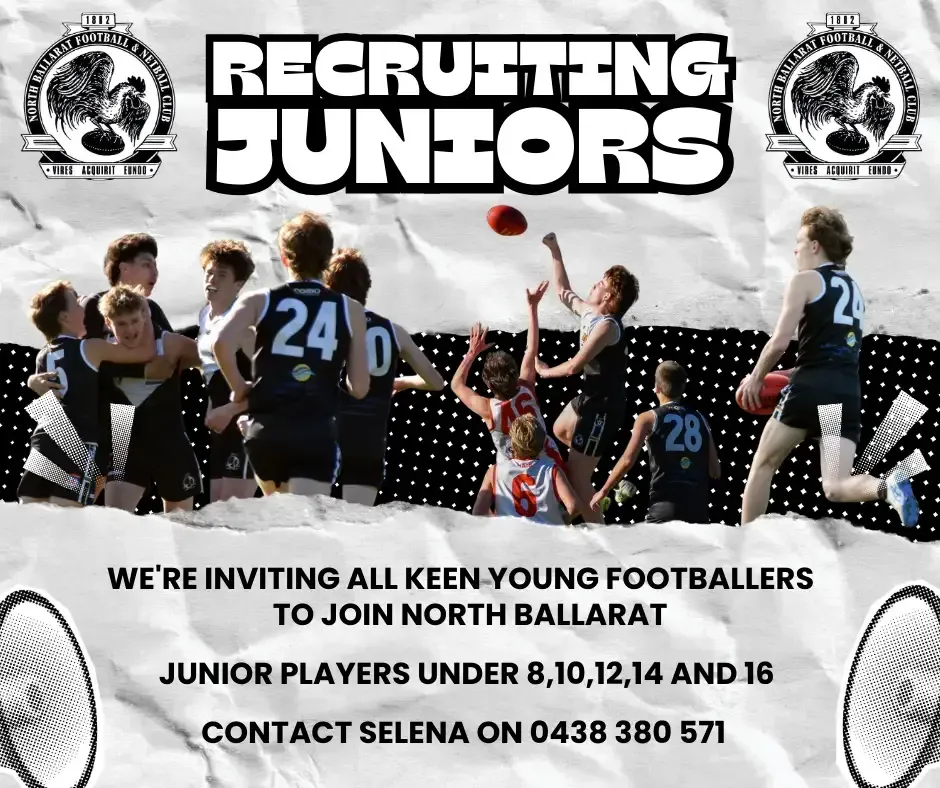 North rat Football & Netball Club is now recruiting