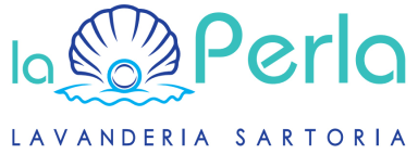 logo lavanderia la perla