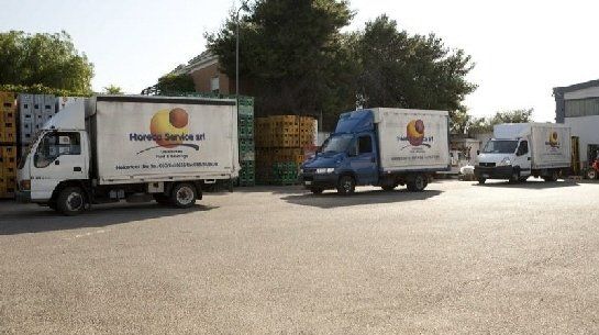 camion per la fornitura di bevande