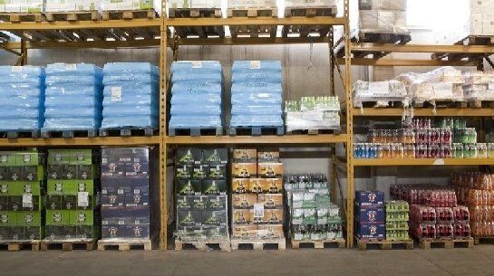 magazzino ditta di bevande