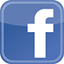 The Facebook logo, consisting of a white lowercase 'f' centered on a blue rounded square background.