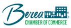 Berea Chamber of Commerce logo in teal and green with building icon.