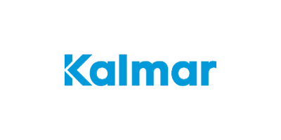 Kalmar logo in turquoise against a white background.