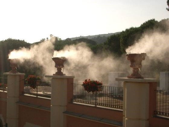 impianto di nebulizzazione per giardini