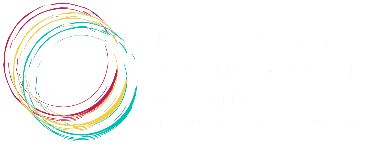Logo of a circle made of colorful, overlapping strokes, with white text to the right, likely a company name.