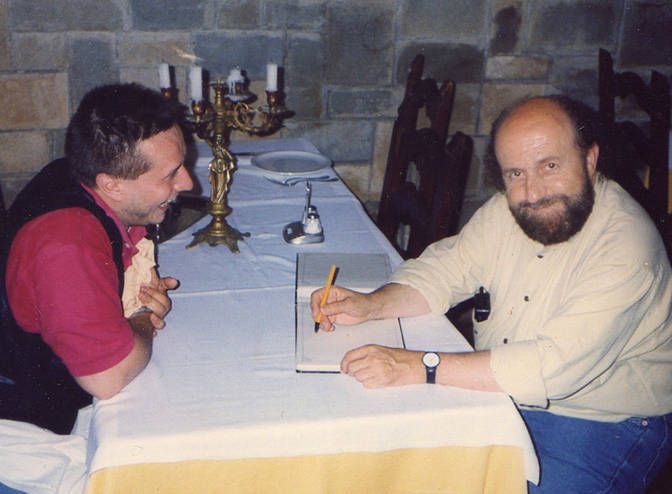 Il comico Enrico Beruschi