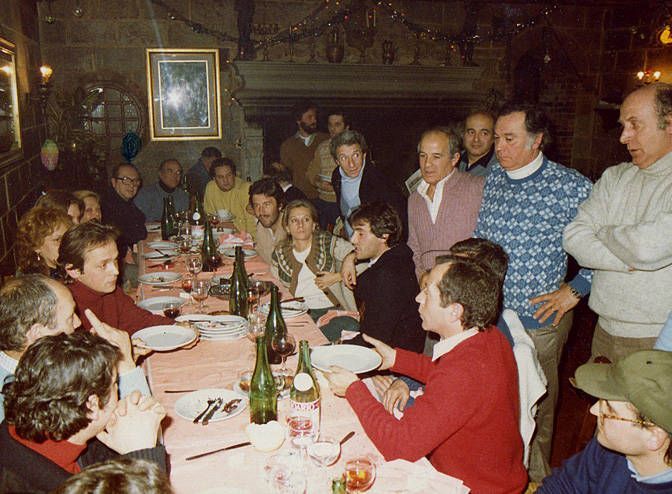 Tavolata con Pasquale Festa Campanile e Renato Pozzetto