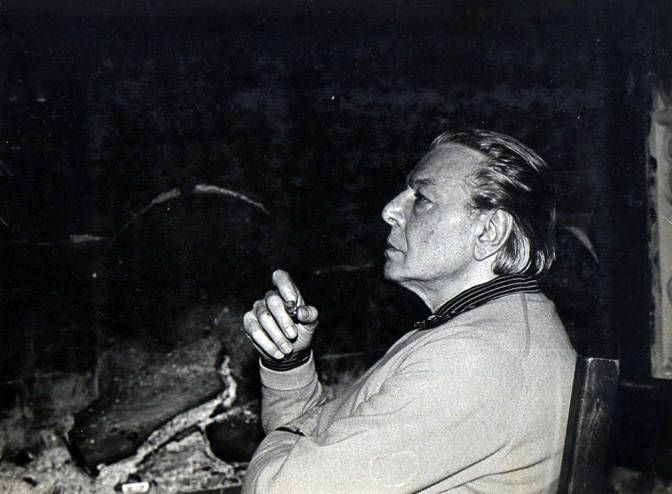 L'attore di cinema e teatro Gianni Santuccio