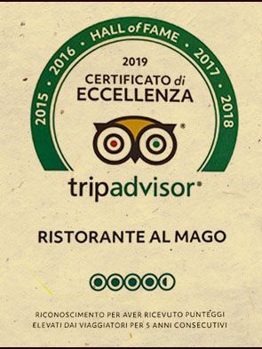 Certificato di Eccellenza TripAdvisor