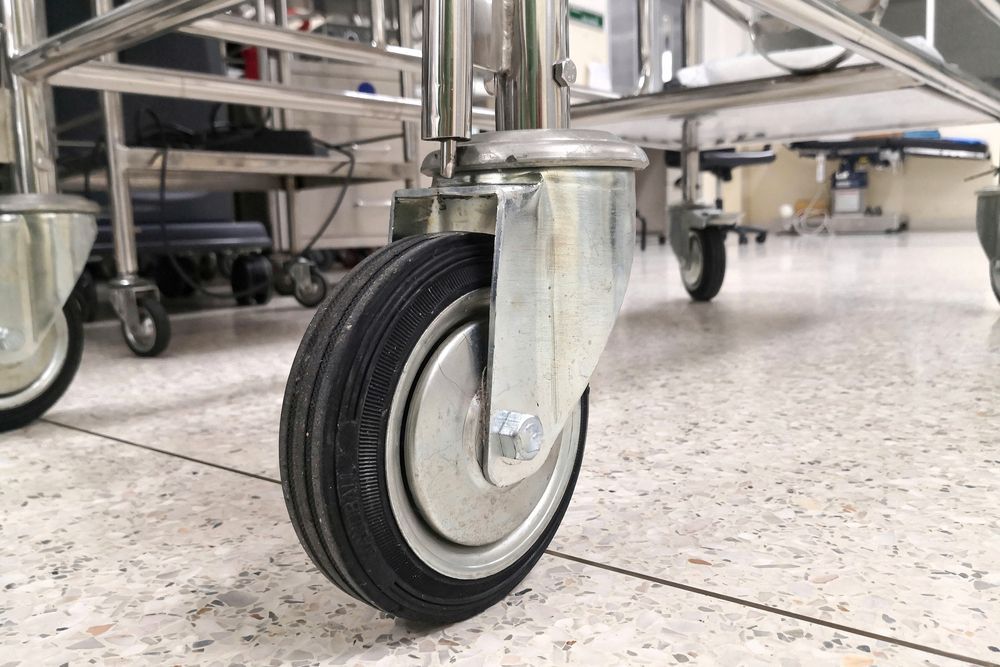 Close-up of a Steel Cart Wheel — Gold Coast Laser And Pipe Bending in Mudgeeraba, QLD