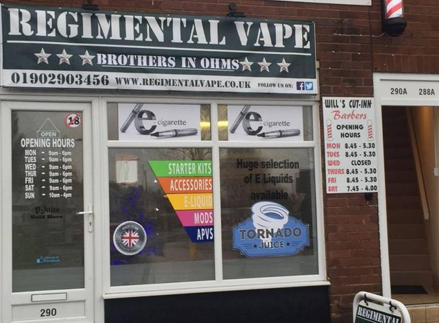 Regimental Vape provides premium e-cigarettes in Wolverhampton & Wednesfield