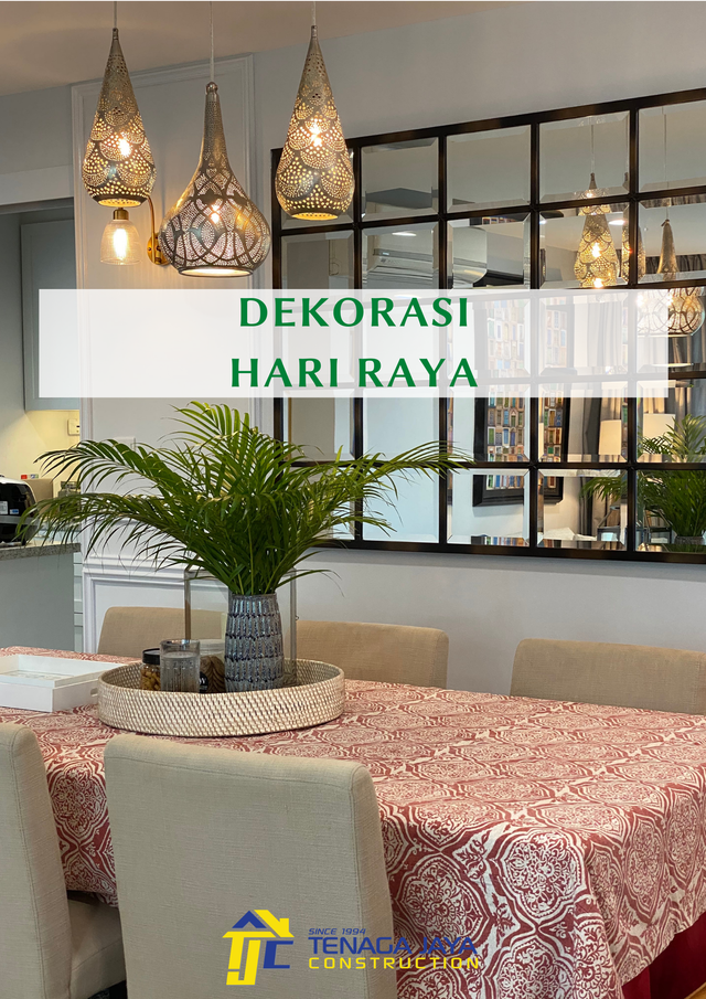 hiasan meja untuk hari raya - Sophie Powell