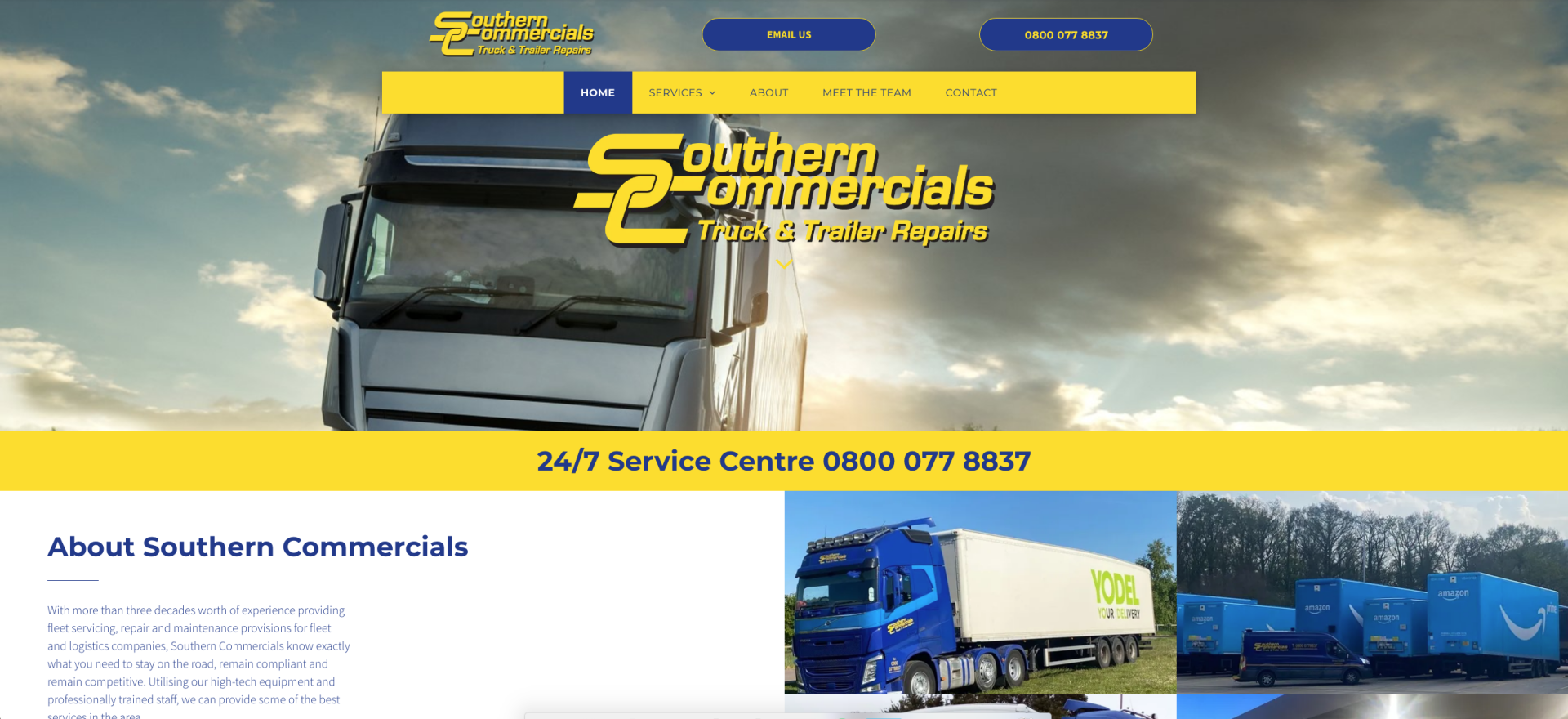 New Website | Southern Commercials | Web Design Agency | Kangaroo UK