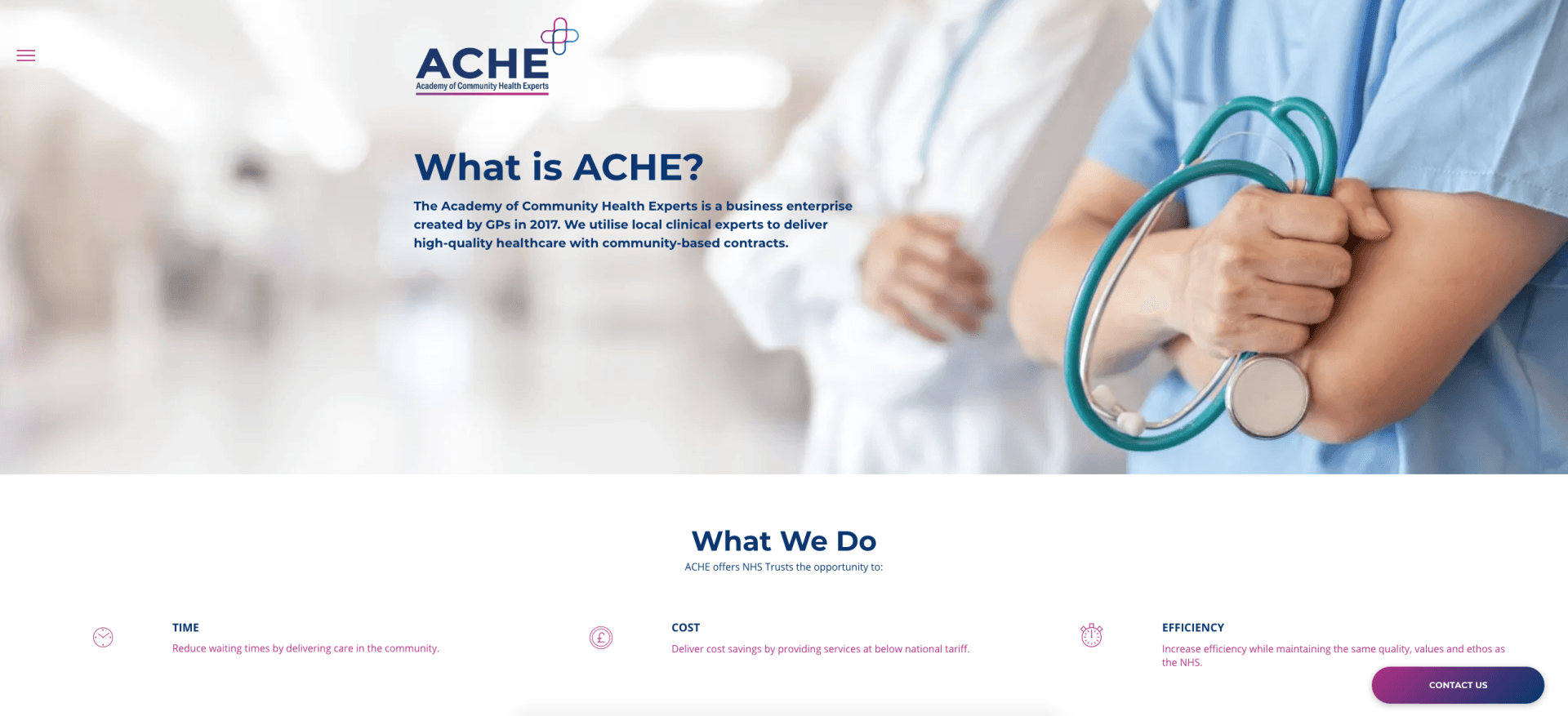 New Website | ACHE | Web Design Agency | Kangaroo UK