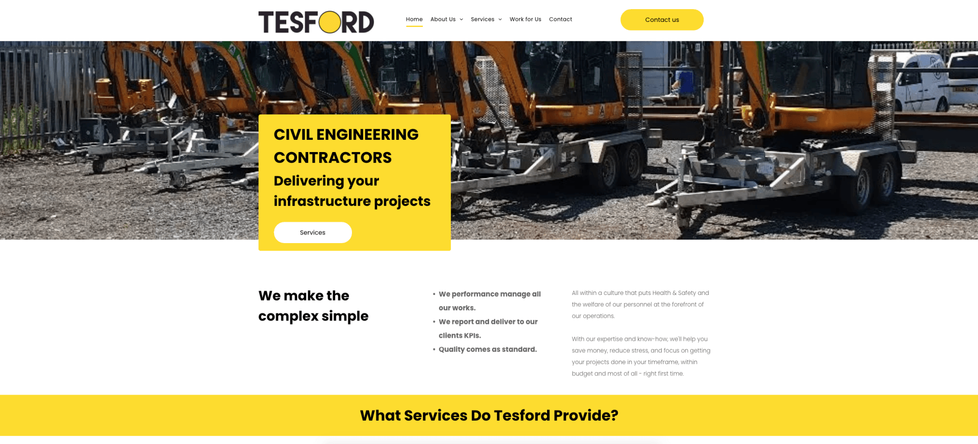 New Website | Tesford | Web Design Agency | Kangaroo UK