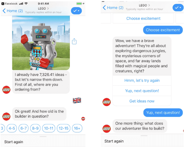 Entertaining chatbot | 2021 digital marketing trends