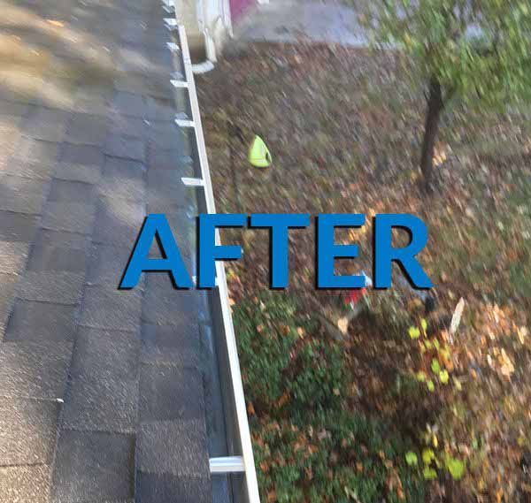 After Gutter Cleaning — Wilmington, DE — Don’s Power Washing
