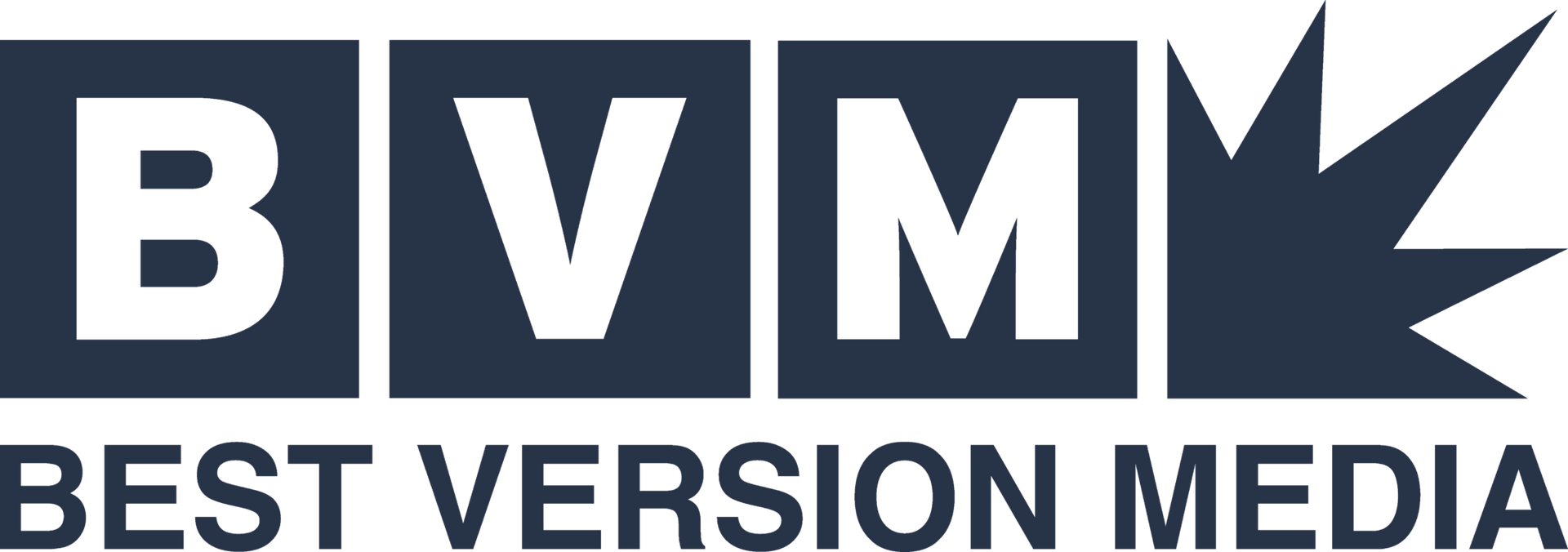 The Best Version Media logo, featuring the letters 
