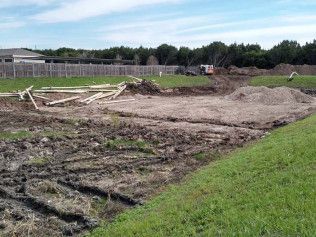 rain garden installatiorain garden installation austin txn austin tx