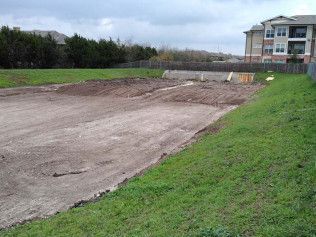 rain garden installation austin tx