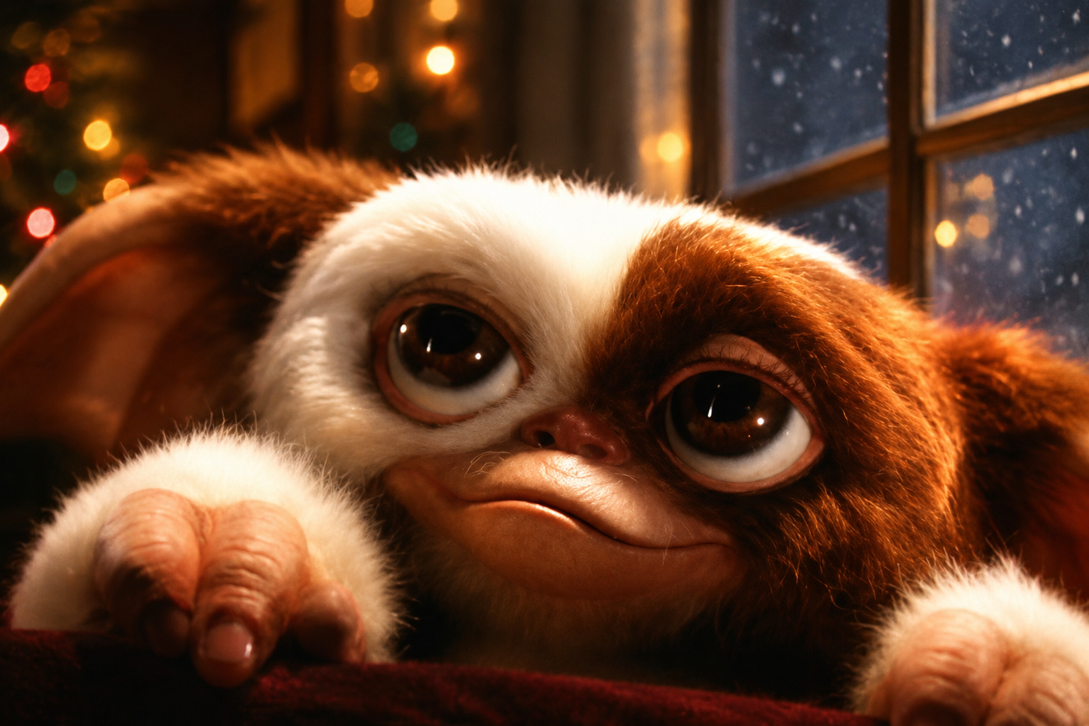 Gizmo from Gremlins looking out of a window in anticipation as Gremlins 3 receives an official November 2027 release date.