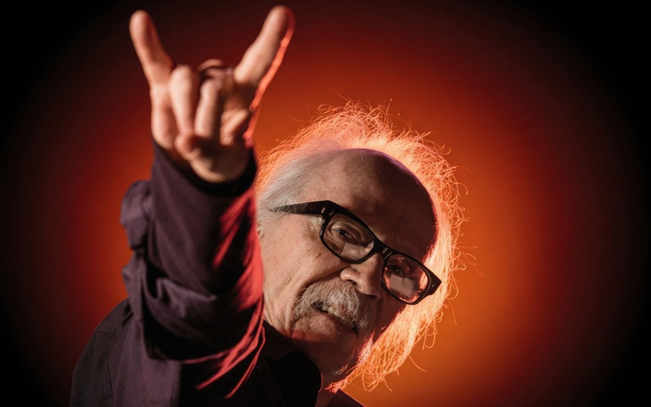 John Carpenter promoting Cathedral, his graphic novel and heavy metal concept album project