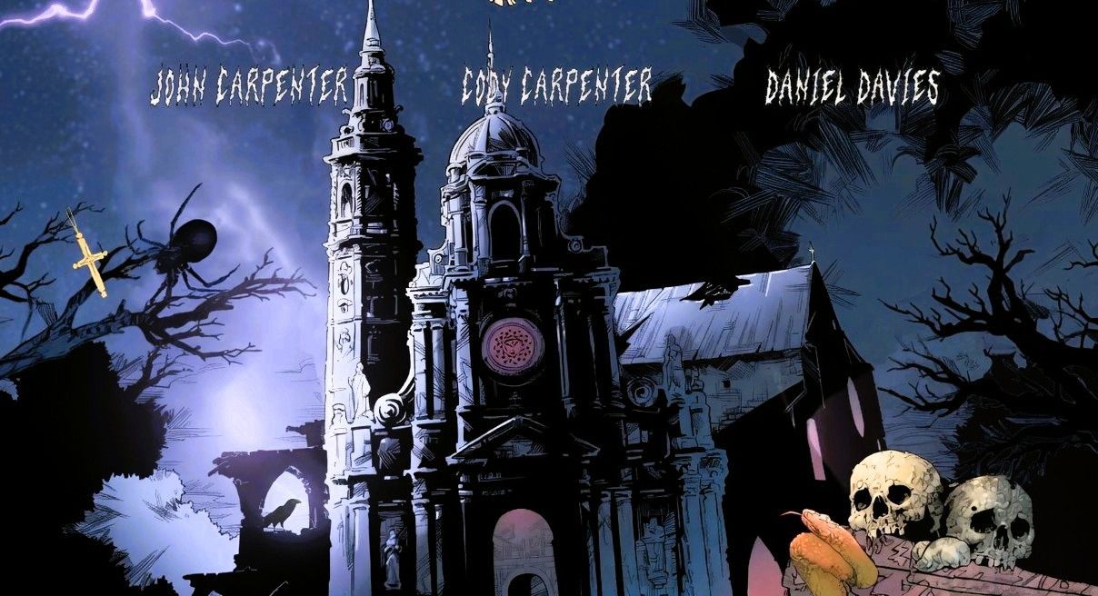 Artwork for Lord of the Underground, the lead single from John Carpenter's Cathedral project