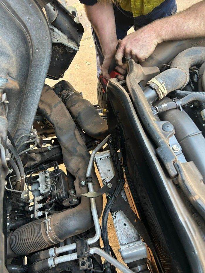 Mechanic Working on Vehicle Engine — Mudpig Mechanical In Humpty Doo, NT