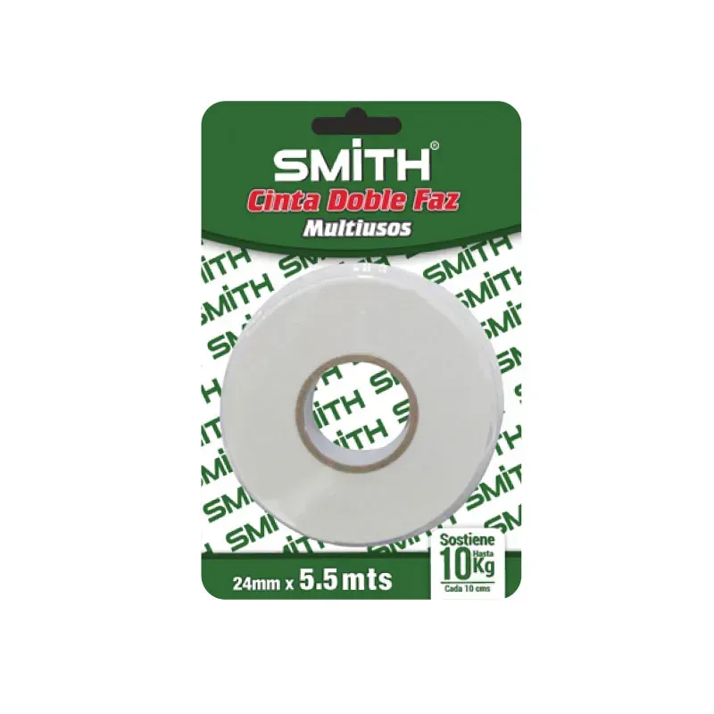 CINTA DOBLE FAZ
24MM X 5.5MTS