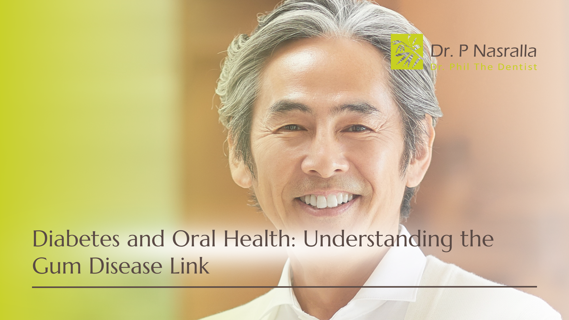 Smiling man, title reads